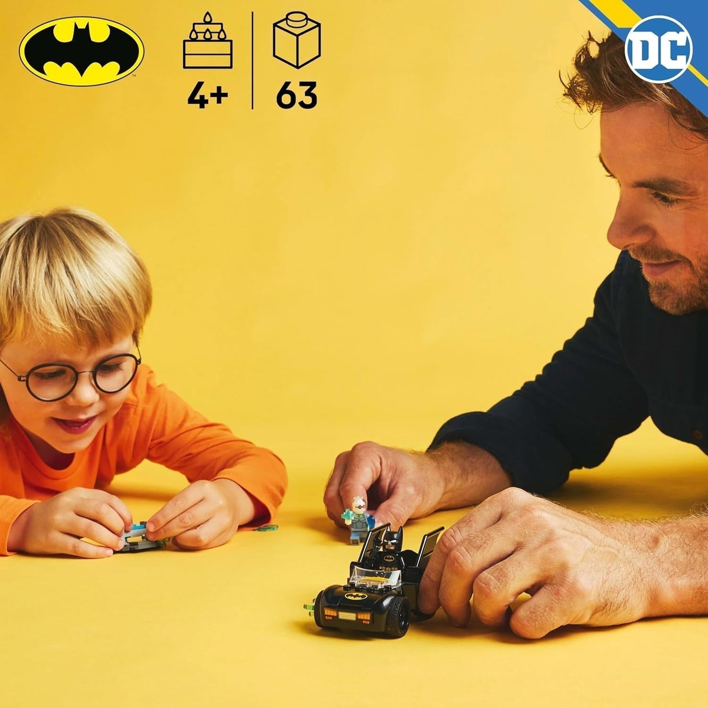 LEGO DC Batman: Batman & Batmobile vs. Mr. Freeze - Superhelte billegetøj med 2 minifigurer - Isskyder med ildelementer - Gave til drenge og piger fra 4 år 76301 Byggesæt Besuche den LEGO-Store