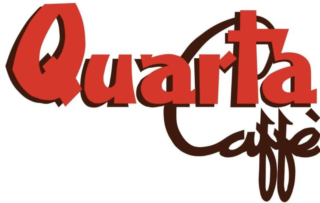 Quarta Caffè Sorte Rossa bønner - Arabica og robust kaffe, 250g, stærk og energisk aroma - 1 pakke á 250g. Produceret i Apulia, Salento