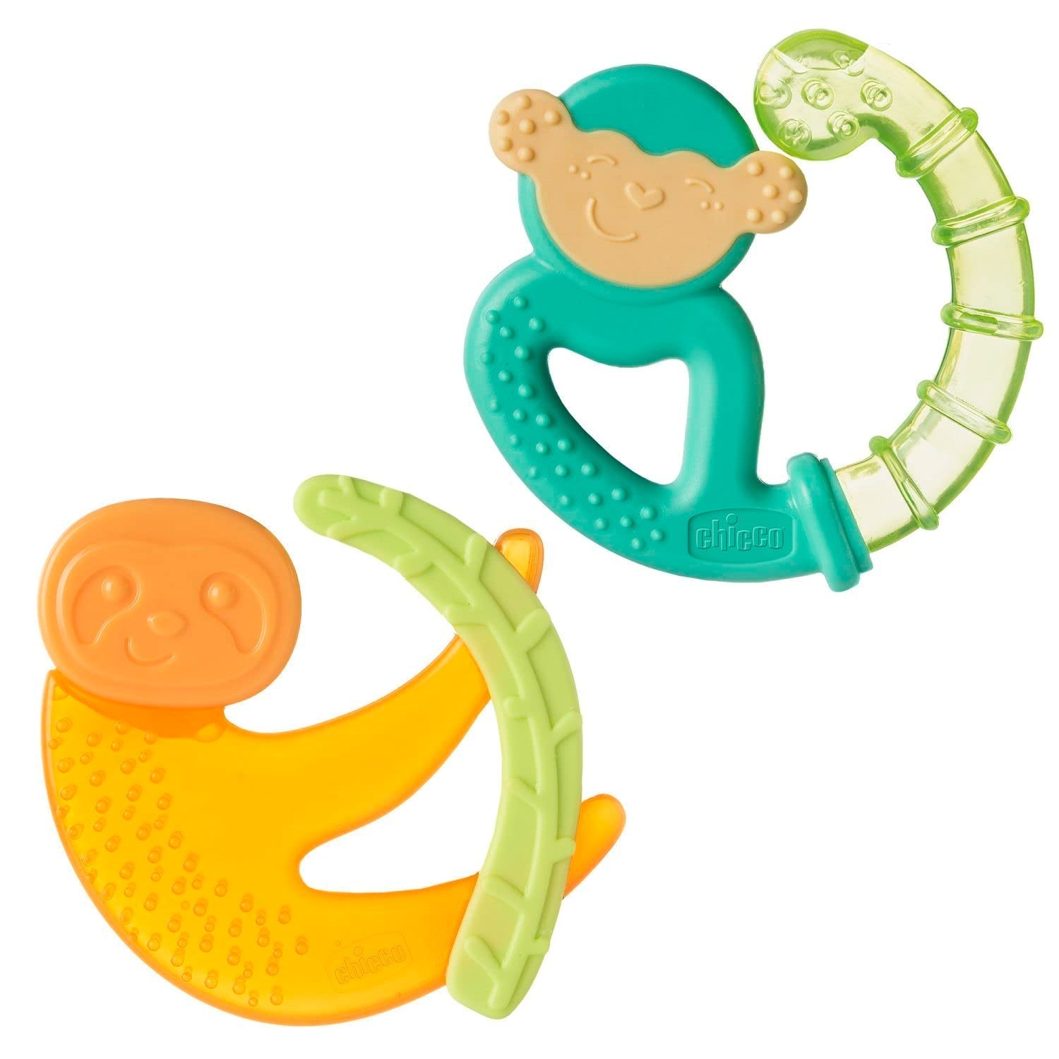 Chicco Fresh&Relax Monkey or Sloth bidering, 4M+, fyldt med sterilt vand