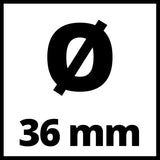 Original Einhell sugeslange til våd/tør støvsugere (længde 3 m, inkl. tilslutningsadapter til alle Einhell våd/tør støvsugere, fremstillet af hård plast)