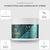 Pure Mineral - Intensiv reparerende hårmaske med argan - Reparerer og giver glans til tørt hår - Nærer med vitamin E - Ingen sulfater, parabener, petroleum - 350ml Naty Shop hårmaske