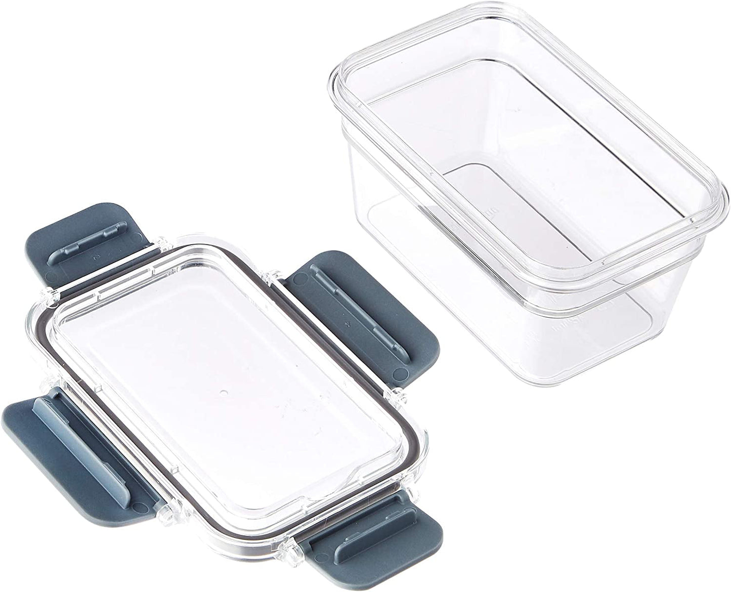 Amazon Basics Tritan hold-frisk dåse med lukning, 11-pak, (11 kasser + 11 låg), gennemsigtige madopbevaringsbokse Naty Shop
