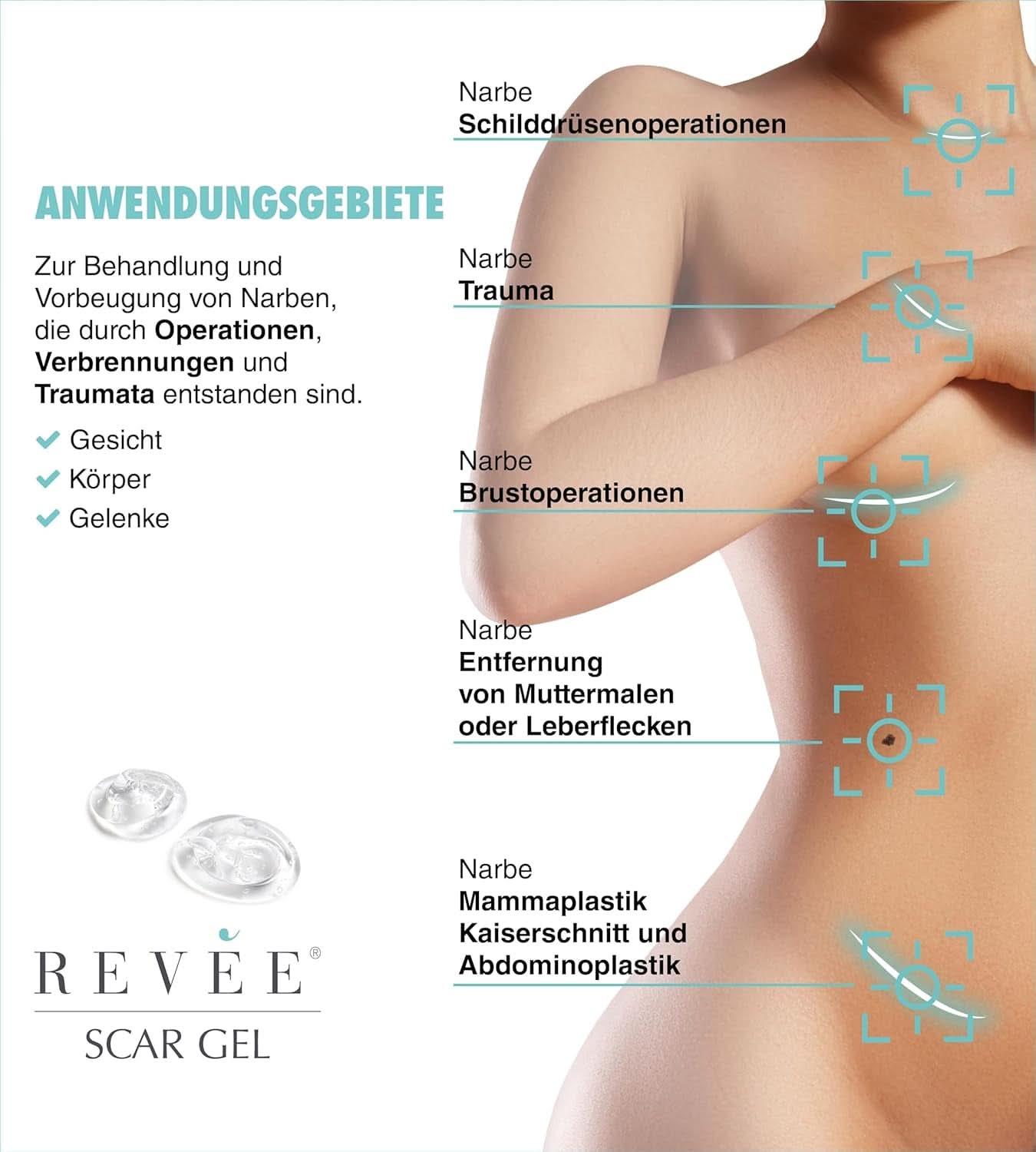 Revée Scar Gel, Aktuel gel til ar Naty Shop