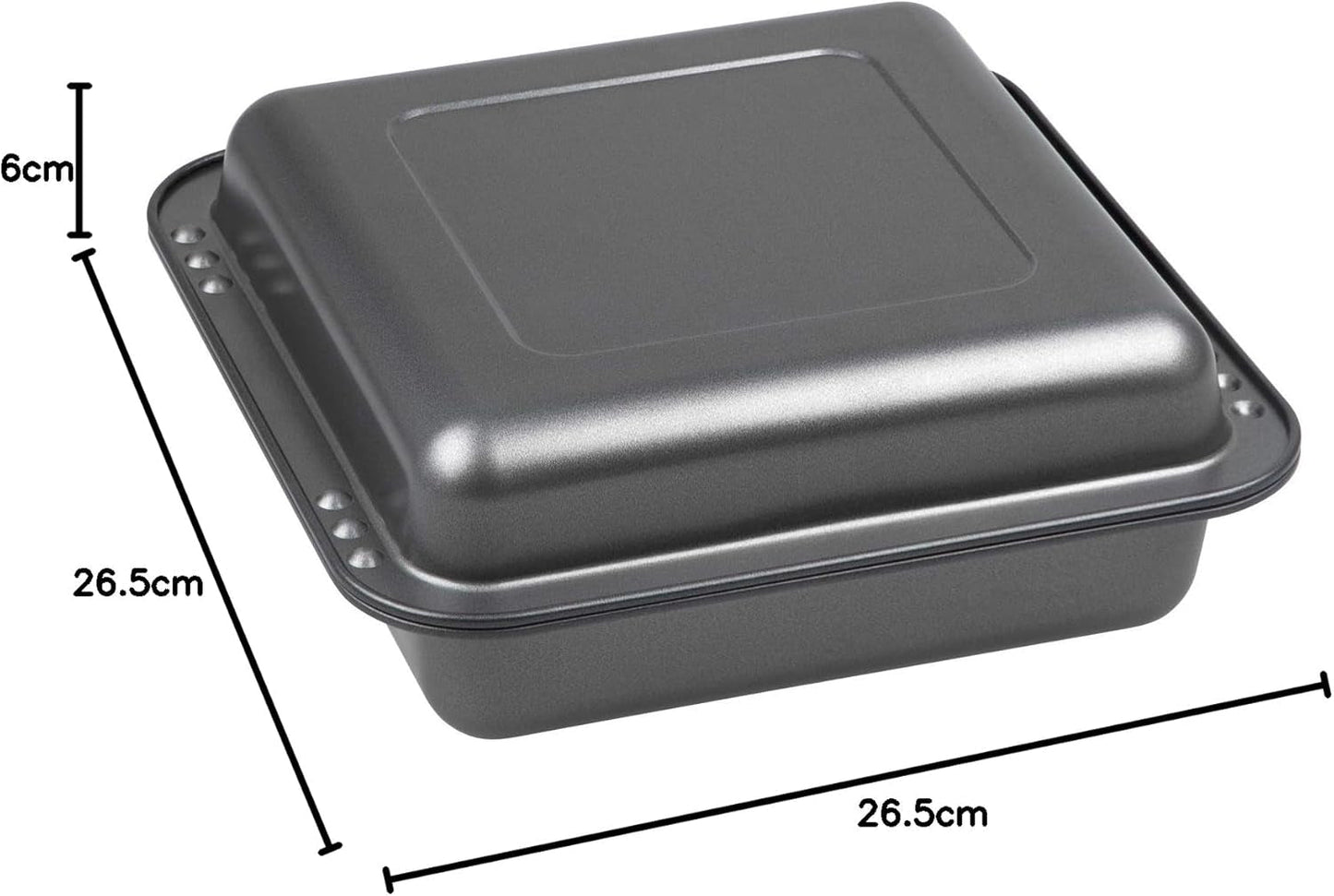 Kombi-Set QUADRO "Easyoven" Forme og bakker til bagning Naty Shop