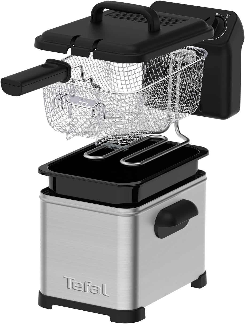 Tefal Family Pro Access 4.0L, 3000 Watt, semi-professionel, med olie, aftagelig olietank, kølezoneteknologi Hvidevarer Naty Shop Family Pro Access 4.0L
