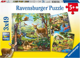 Ravensburger puslespil til børn - 09265 Skov/Zoo/Kæledyr - puslespil til børn over 5 år, med 3X49 brikker Puslespil Naty Shop Standard titel