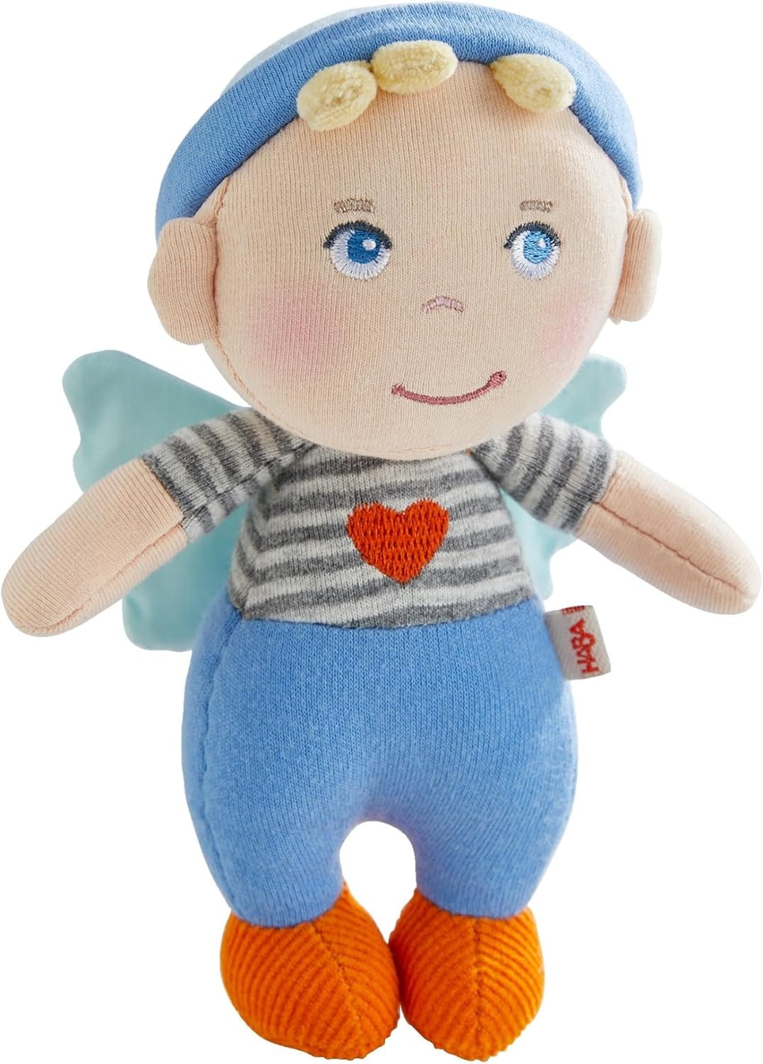 HABA Guardian Angel Mats - Sød tekstildukke (15 cm), ideel velkomstgave til babyer og småbørn - Vaskes ved 30 °C - 2011869001