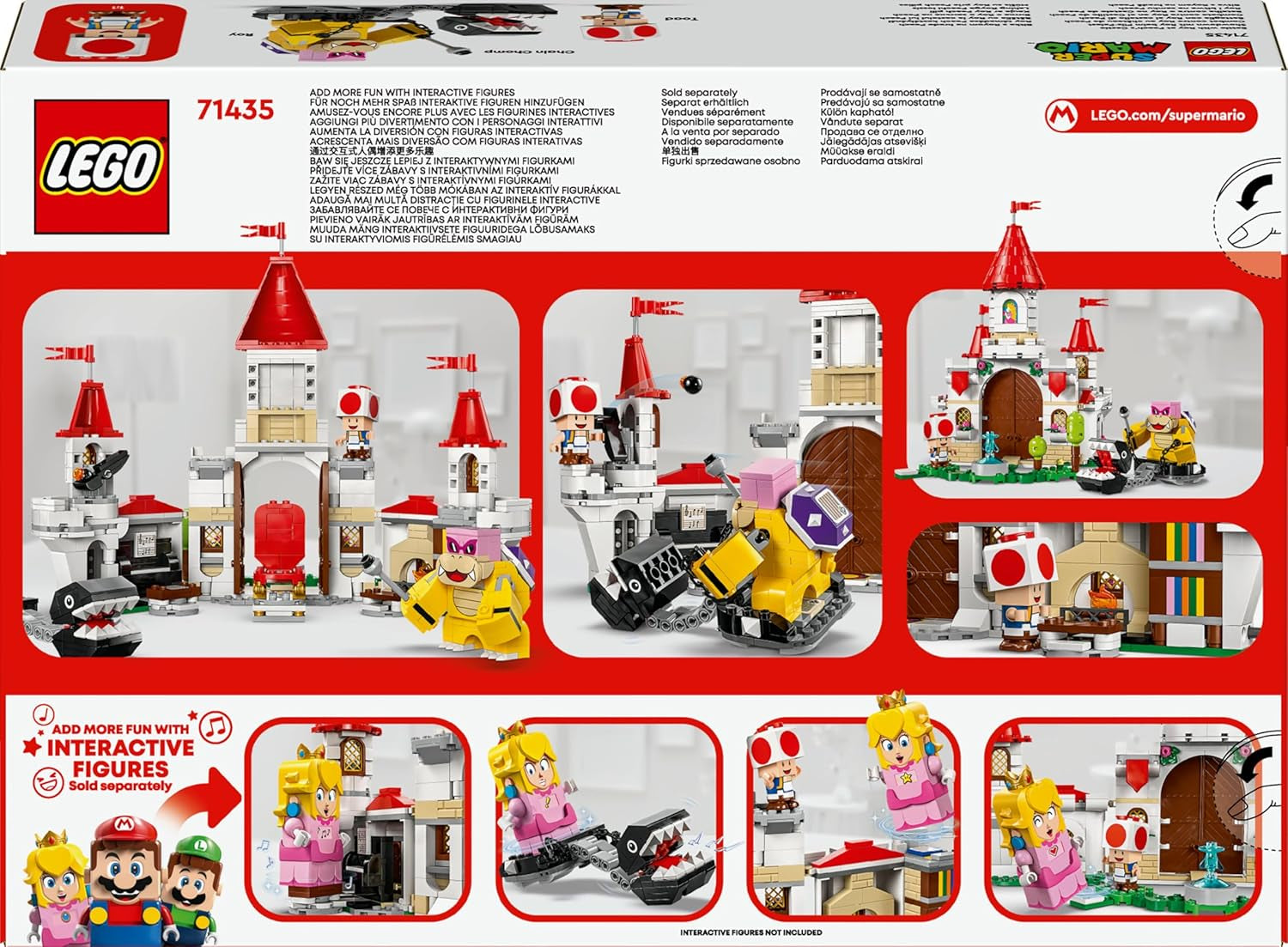 LEGO Super Mario Roy's Battle at the Mushroom Palace Eventyrsæt med Nintendo Characters Gave til piger, drenge og spillere 7 år gamle 71435 Byggesæt Besuche den LEGO-Store