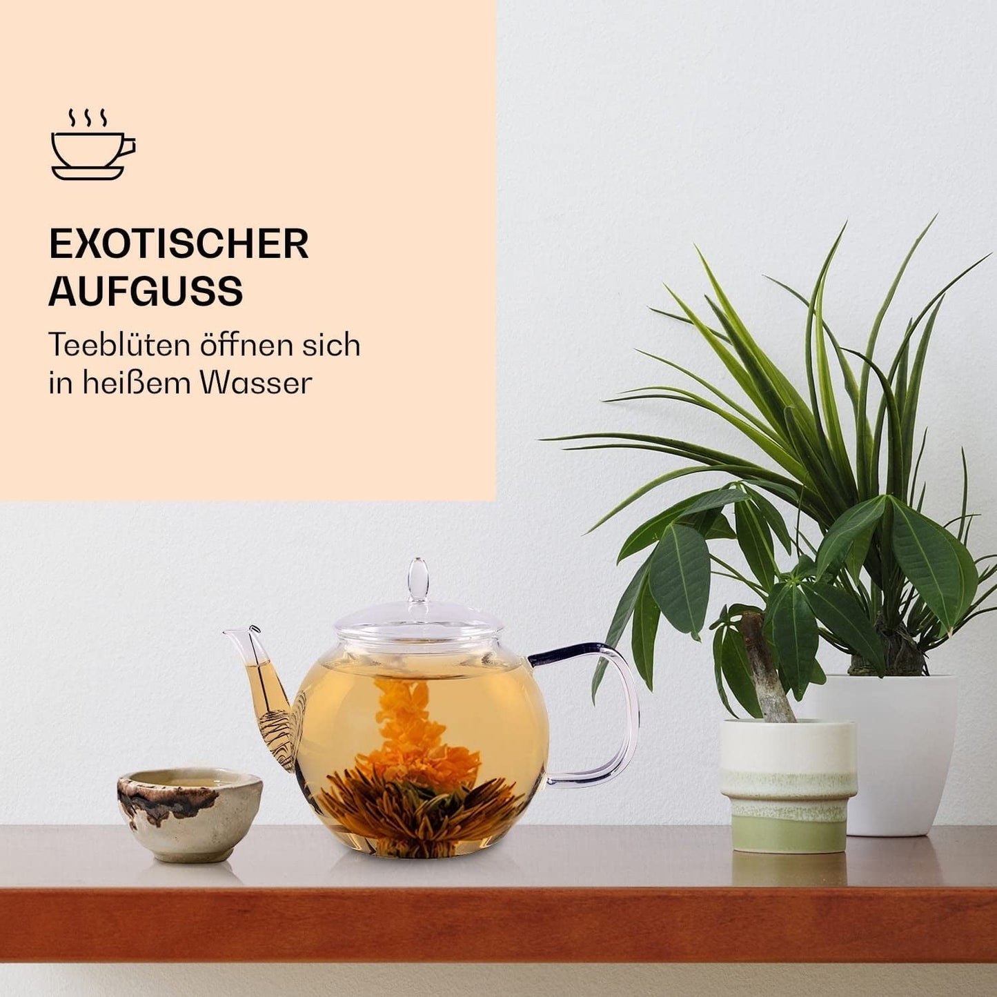 Feelino Elegant 6 stykke blandet æske - Feelino hvide teblomster i en lækker smags- og gaveæske med 6 forskellige hvide te-roser, individuelt vakuumpakket, 1 stk.