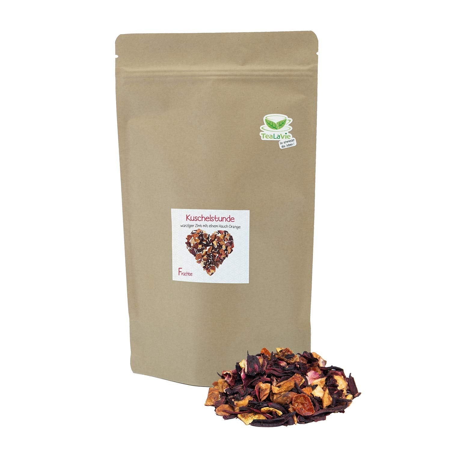 Tealavie - Te til børn uden sukker - Vilde jordbær og rabarber (200 g) Tealavie Frugt - Løs frugtte