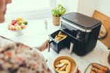 SEVERIN Dobbelt varmluftfriture med kogekammer 2 X 3,8 L, 8 automatiske programmer Hvidevarer Naty Shop