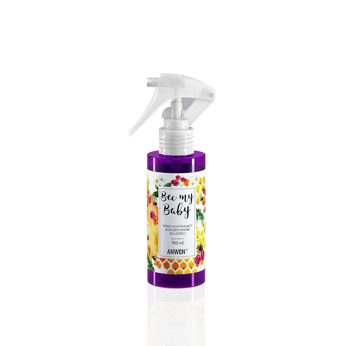 Bee My Baby Naturlig babyhårspray til udfiltring, udfiltring og redning med hindbærgummi-duft - Nærende med sheasmør og honningekstrakt Affiltreringsprodukter Naty Shop Standardtitel