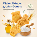 Alete Organic Crunchy Biscuits with Alac (4 x 125g) - Crunchy Alac Biscuits til babyer, palmeoliefri, fra 10 måneder