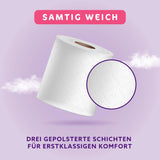 By Amazon toiletpapir, 3-lags quiltet, fløjlsblødt, 36 ruller (9 ruller, pakke med 4), 200 ark pr. rulle, Fsc-certificeret