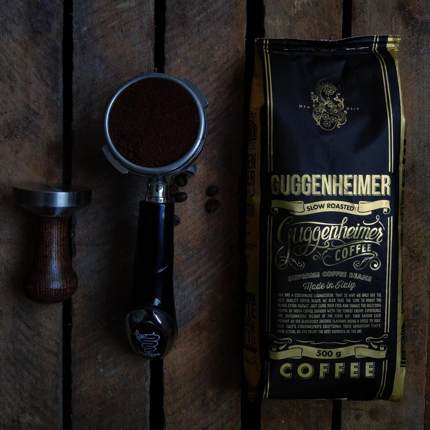 - Kaffeebohnen 2kg - Ekstra langsom geröstet - Wenig Säure und Bitterstoffe - Barista-Qualität - Finest Cream - Bedste Espresso für Fullyautomaten - 4 x 500 g