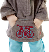 HABA 306528 - Lian Doll - Plys dukke til børn fra 18 måneder til leg og kram lavet af bløde materialer - Størrelse: 30 cm Naty Shop Dolls