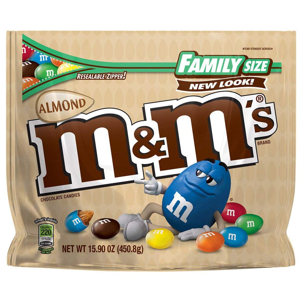 Chokolade med mandler (451 g)