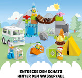 LEGO 10997 DUPLO Disney Mickey and Friends campingeventyrsæt med autocamper, kano og tusindfryd andefigur, byggelegetøjsgave til småbørn 2+ år, piger og drenge byggesæt Besuche den LEGO-Store