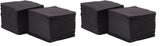 Saten Ser22104961 Cocktail, servietter 20 X 20, 2 lag, 1/4 fold, 100 servietter, Punta-Punta, sort