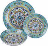 Porcelænsservice med 18 stykker, 6 forskellige sæt tallerkener, Andalusia