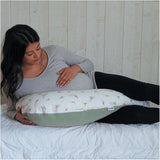 Graviditetspude - Ammepude - 2 i 1 multifunktionel pude - Aftageligt betræk 78 X 44 cm Tilbehør Mad og Amning Bebe Naty Shop