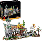 LEGO Icons Ringenes Herre: Rivendell - Voksensamling og displaysæt med 15 unikke minifigurer inklusive Gandalf, Legolas, Aragorn og Frodo eksklusivt på Amazon - 10316 byggesæt Besuche den LEGO-Store Single