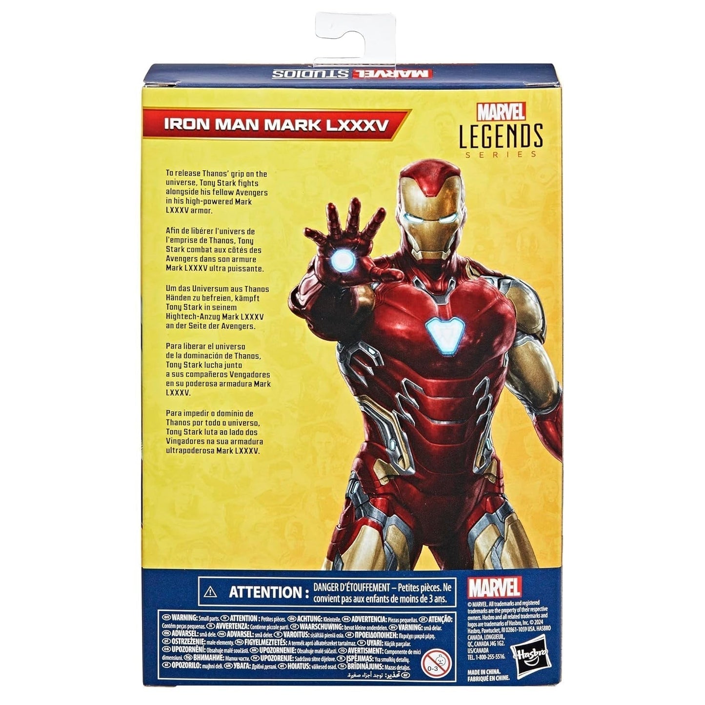 Marvel Legends Series Iron Man Mark LXXXV Avengers: Endgame 6 Tommer Action Figur Actionfigurer Naty Shop