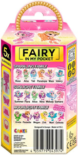 CRAZE Fairy in My Pocket | Fe dukke med vinger, samlerobjekt eventyr med specielle effekter såsom glitter, glød i mørket og farveskift Dolls Naty Shop