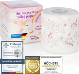 Unicorn Toilet Paper - Sødt toiletpapir gør dit badeværelse til en oase af komfort (enhjørning)