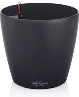 Plantekasse LECHUZA Classico Color ECO 35 Mørkegrå | Plantekasse med vandingssystem og vandstandsindikator | Fremstillet af 100 % genbrugsplast | Mat finish | Ø 34,5 x 32,5 cm | 18935
