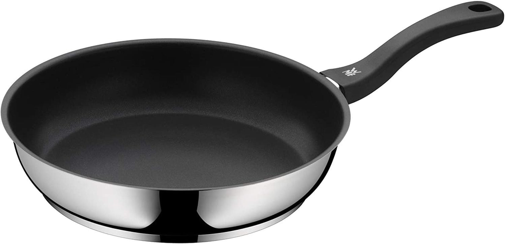 WMF Devil pande 28 cm, induktionspande, Cromargan rustfrit stål, plasthåndtag Gryder og pander Naty Shop Velegnet til induktion