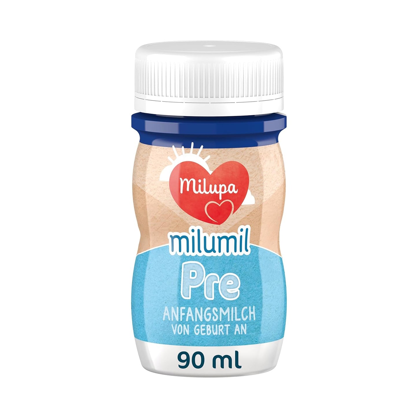 Milupa Milumil Pre, Mælkepulver til babyer - Med vigtige næringsstoffer og uden palmeolie - 800 g Naty Shop 24 x 90 ml Milumil Pre (færdig væske)