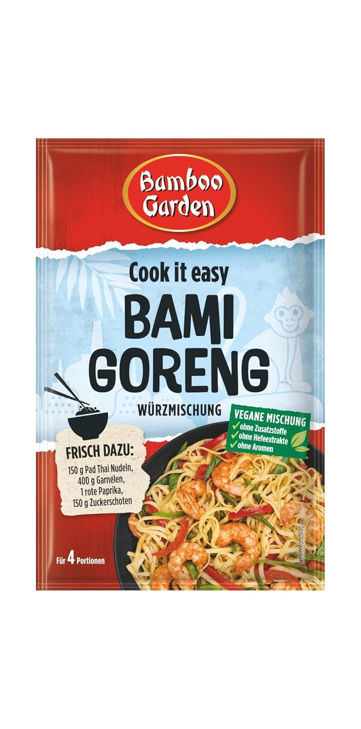 Bambushave Bami Goreng Wurzmischung - Ideel til 4 portioner