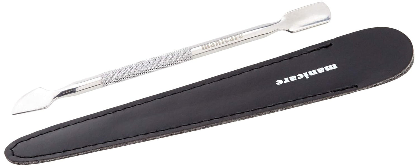 Cuticle pusher og neglerenser, professionelt manicure/pedicure værktøj, dobbelthovedet rustfrit stål, perfekt til forvoksede neglebånd, renser under/omkring negle, fjerner neglelak