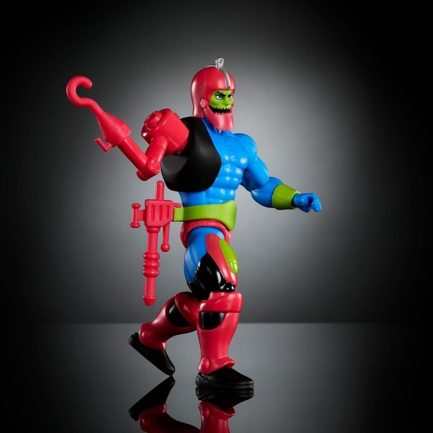 Masters of the Universe Origins Action Figur Trap Jaw Samlefigur, ca. 14 cm stort populært MOTU-skurkelegetøj med 16 bevægelige led og tilbehør, HYD41, [Multicolor] Actionfigurer Naty Shop