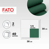 - Blødhed og blødhed engangspapirservietter 40 pakke vævsstørrelse 38X38 4 fold 2 lag skovgrøn 100 % rent cellulosepapir Fsc-certificeret (2 pakke)