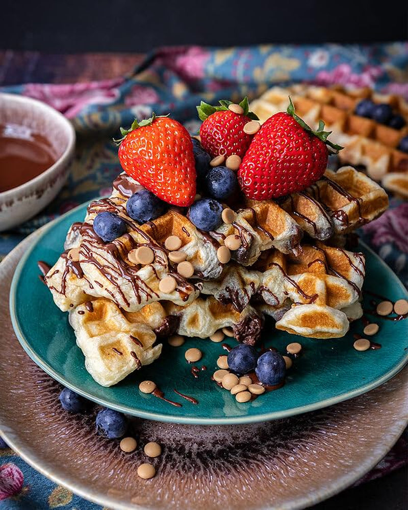 RUF Waffel-Mix, Großpackung, Grundmischung Zur Herstellung Von Waffeln Im Waffeleisen, Für Großküchen, Kantinen, Hotels Und Restaurants, 1 X 2500G Mix til bagning og madlavning Naty Shop