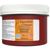 Sugarflair madfarve til pasta, egyptisk appelsin, madfarve til pasta, fondant og marcipan, spektrale koncentrerede farver - 400 g