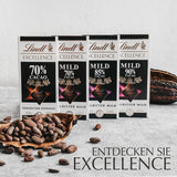 Lindt EXCELLENCE 70% kakao - mørk chokolade, 100 gram tablet Naty Shop