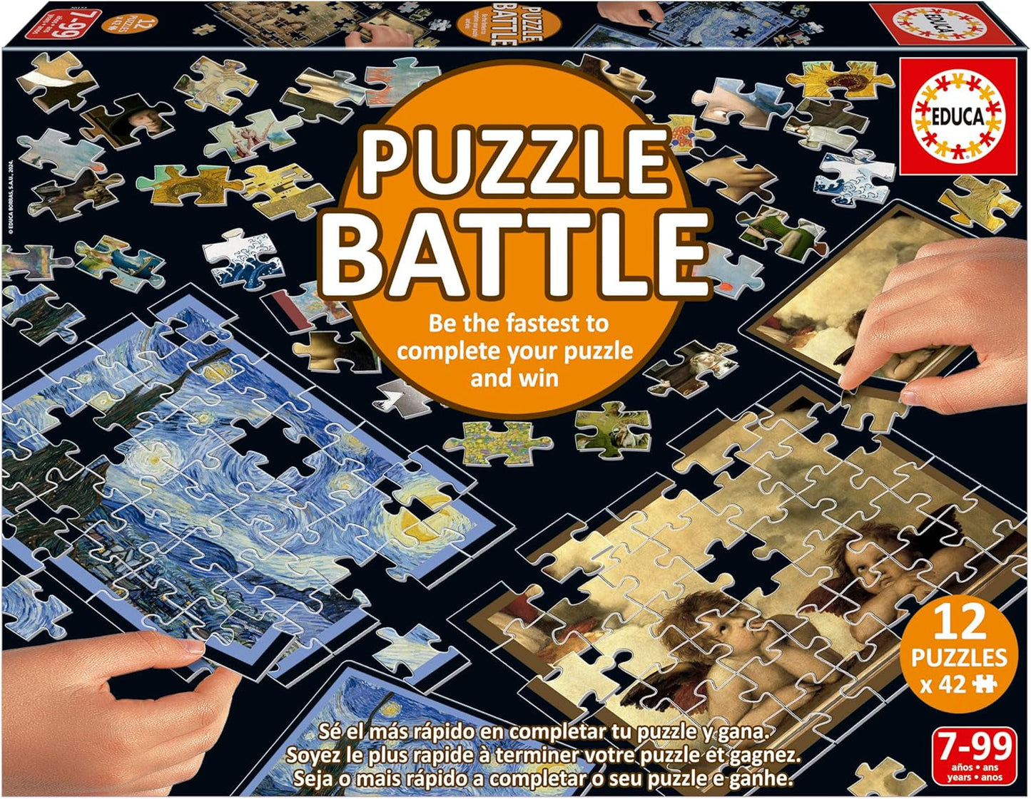 Educa - Puslespil Battlescapes. En autentisk kamp mellem brikkerne | Vær den første til at fuldføre puslespillet for at blive vinderen. Fra 7 år (20121) Puslespil Naty Shop Type