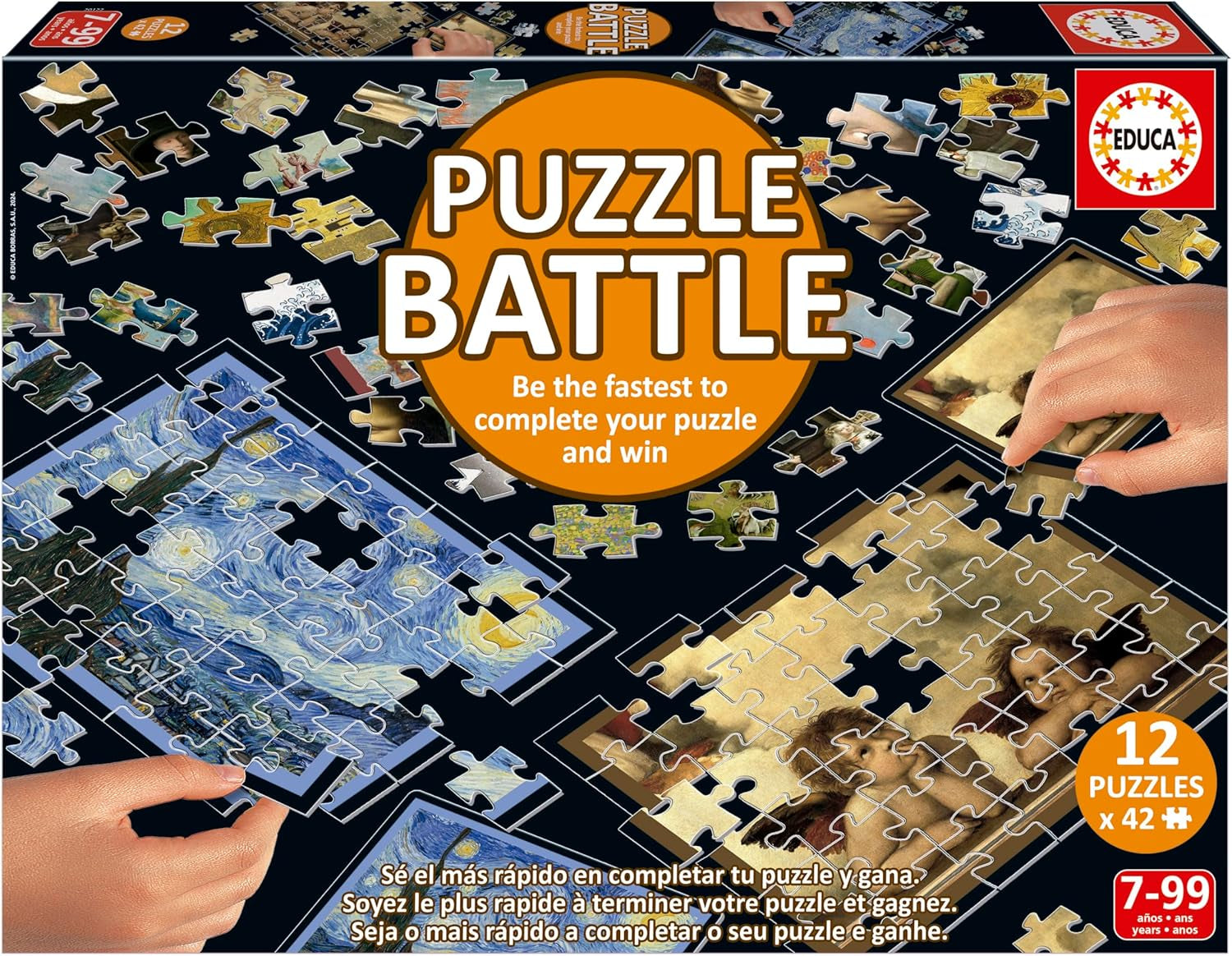 Educa - Puslespil Battlescapes. En autentisk kamp mellem brikkerne | Vær den første til at fuldføre puslespillet for at blive vinderen. Fra 7 år (20121) Puslespil Naty Shop Type