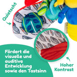 Lamaze babylegetøj "Freddie the Firefly" Clip & Go, højkvalitetslegetøj til småbørn, grebsvedhæng for at styrke forholdet mellem forældre og barn, fra 0 måneder, flere farver Bebe Toys Naty Shop
