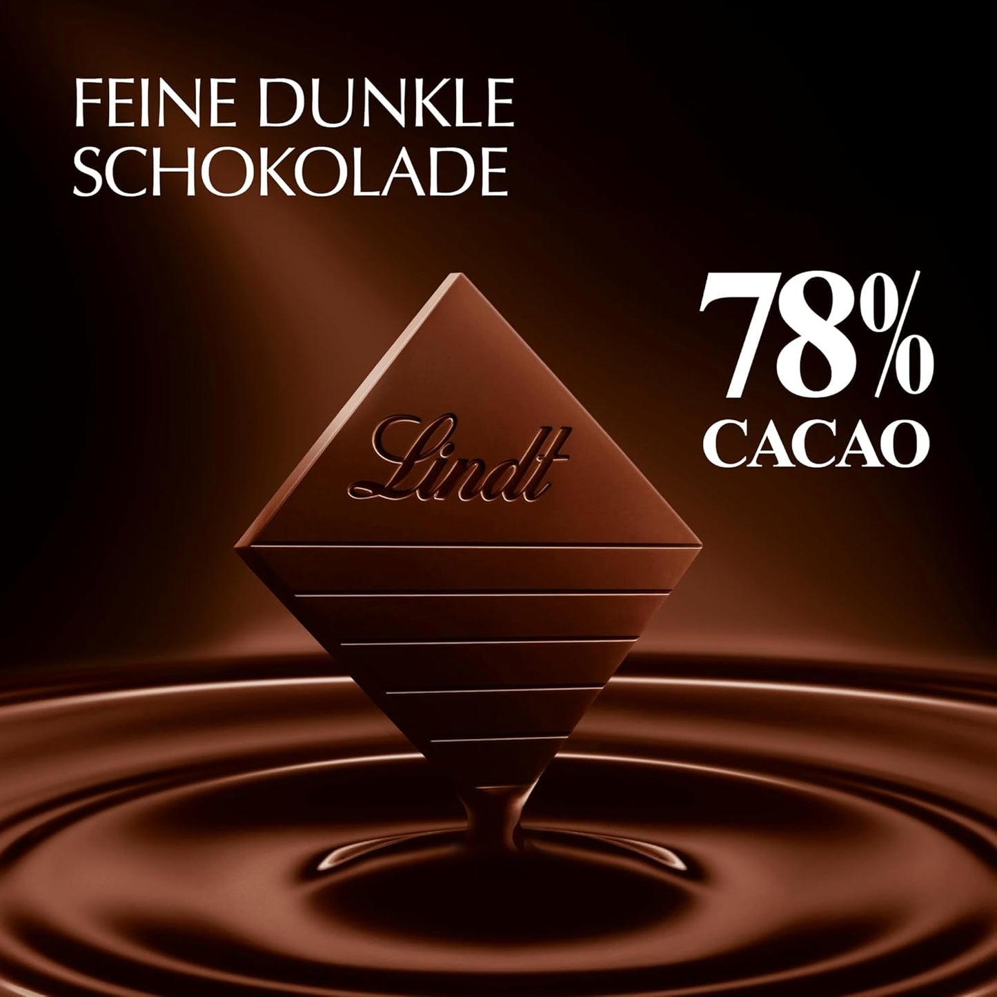 Lindt Excellence 78 procent kakaobar - kakao intensitet persistens vegansk bar 100 g ideel gave