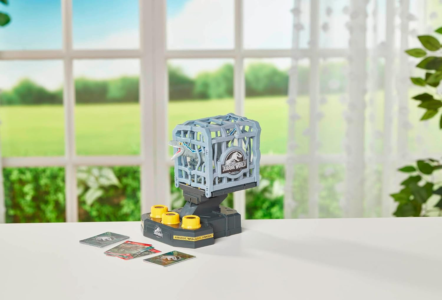 EPOCH-spil, Jurassic World - Cage Breaker, 7523, dinosaurlegetøj, brætspil til børn fra 4 år og opefter