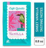 Cafe Quindio Specialty Coffee - 100% Arabica kaffebønner, Colombia - med naturlige noter af sød vanilje (250 g) - ideel til filterkaffe, portafiltermaskiner eller fransk presse