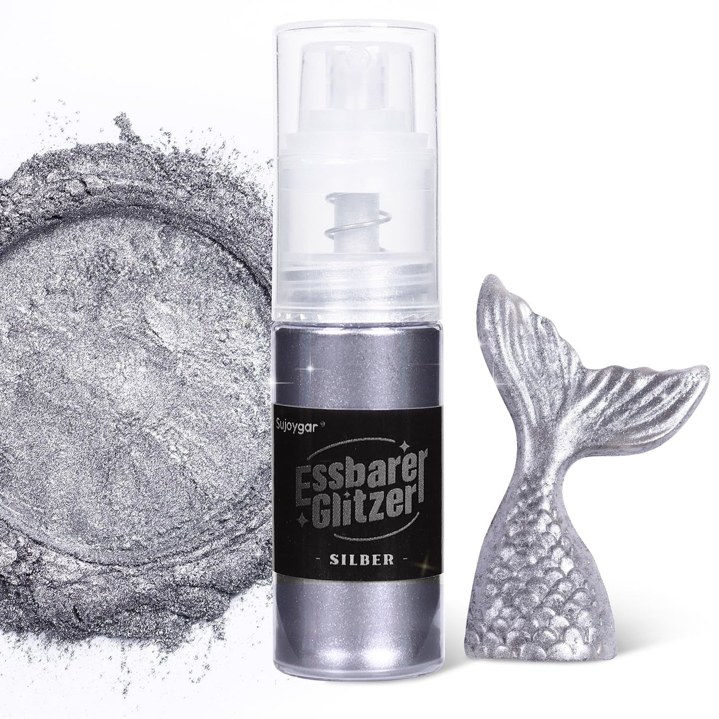Spiselig glitter - 10G, Rose Gold Drink Glitter, Spiselig Glitter Pulver, Madfarvepulver, Guld Pulver, Metallisk Glitter Pulver, Glitter Spray til Cocktails, Chokolade, Kager, Fondant