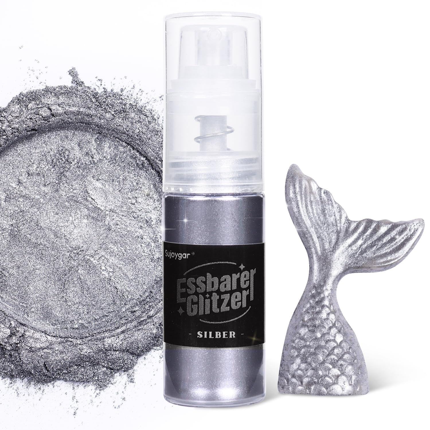Spiselig glitter - 10G, Rose Gold Drink Glitter, Spiselig Glitter Pulver, Madfarvepulver, Guld Pulver, Metallisk Glitter Pulver, Glitter Spray til Cocktails, Chokolade, Kager, Fondant