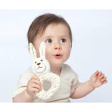 GRÜNSPECHT økologisk stof 100% økologisk bomuld, babylegetøj, blød kramme, fødselsdagsgave, dåb, baby shower, GOTS, beige (619-00) Bebe Toys Naty Shop