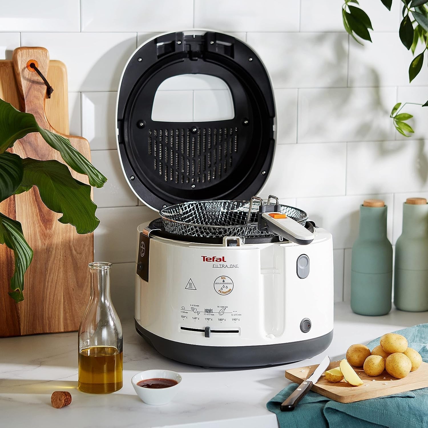 Tefal FF1631 Filtra One frituregryde, 1.900 W, Kapacitet 1,2 kg Husholdningsapparater Naty Shop