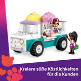 LEGO Friends Heartlake City isvogn Lad som om Legesæt 2 figurer og en kanin Byggesæt 4 år gamle piger Legetøjsfigur Minifigur Byggelegetøj 42644 Byggesæt Besuche den LEGO-Store